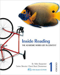 Title: Inside Reading 1 Student Book Pack: The Academic Word List in Context / Edition 1, Author: Arline s au Burgmeier