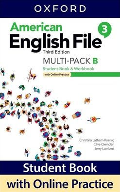 American English File Level 3 Student Book/Workbook Multi-Pack B with Online Practice