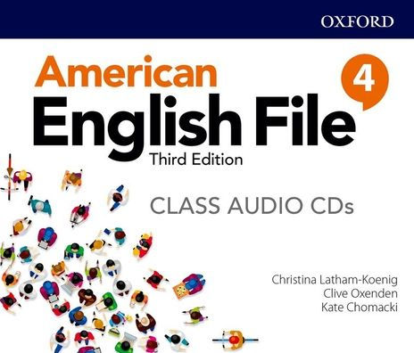 American English File Level 4 Class Audio CDs