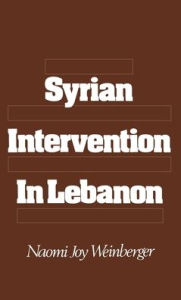 Title: Syrian Intervention in Lebanon, Author: Naomi Weinberger