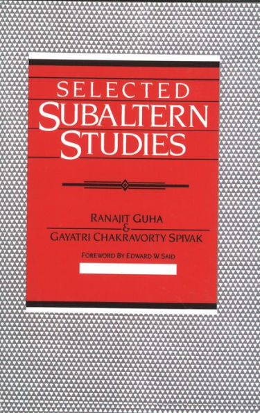 Selected Subaltern Studies / Edition 1