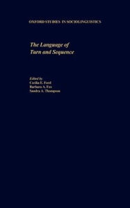 Title: The Language of Turn and Sequence, Author: Cecilia E. Ford