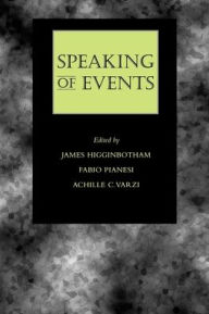 Title: Speaking of Events, Author: James Higginbotham