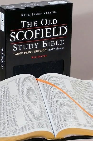 The Old Scofieldï¿½ Study Bible, KJV, Large Print Edition (Black Bonded Leather)