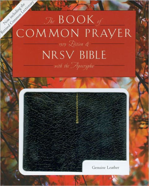 1979 Book of Common Prayer (RCL edition) and the New Revised Standard Version Bible with Apocrypha, black