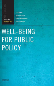 Title: Well-Being for Public Policy, Author: Ed Diener