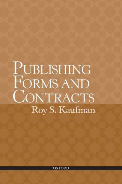 Publishing Forms and Contracts