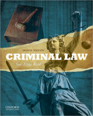 Title: Criminal Law / Edition 8, Author: Sue Titus Reid