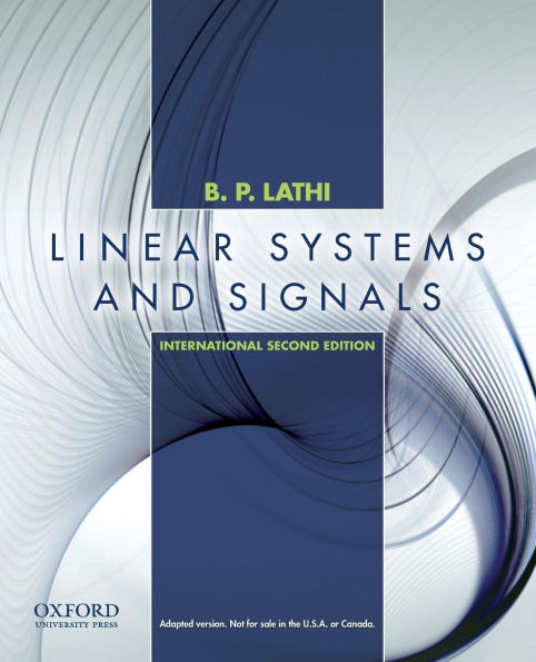 Linear Systems And Signals / Edition 2 By B. P. Lathi | 9780195392562 ...