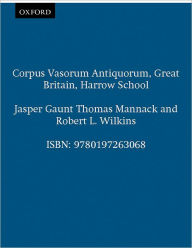 Title: Corpus Vasorum Antiquorum: Great Britain, Harrow School, Author: Jaspar Gaunt