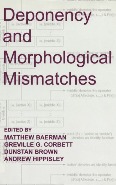 Deponency and Morphological Mismatches