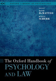 Title: The Oxford Handbook of Psychology and Law, Author: Oxford University Press