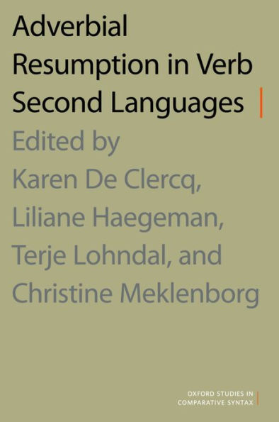 Adverbial Resumption in Verb Second Languages