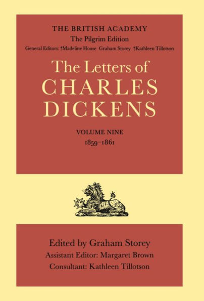 The Letters of Charles Dickens: The Pilgrim EditionVolume 9: 1859-1861