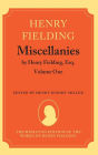 Miscellanies by Henry Fielding, Esq: Volume One