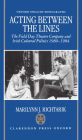 Acting Between the Lines: The Field Day Theatre Company and Irish Cultural Politics, 1980-1984