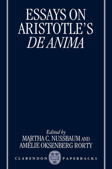 Essays on Aristotle's De Anima / Edition 1