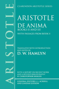 Title: De Anima / Edition 2, Author: Aristotle