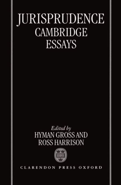 Jurisprudence: Cambridge Essays