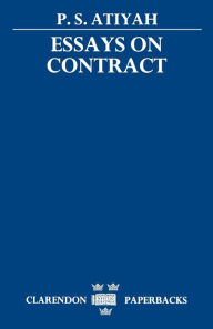 Title: Essays on Contract / Edition 2, Author: P. S. Atiyah