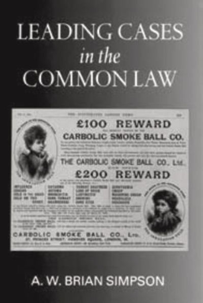 Leading Cases in the Common Law