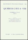 Title: Qumrân Cave 4: Parabiblical Texts, Author: Harold W. Attridge