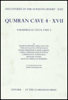 Qumran Cave 4: XVII: Parabiblical Texts, Part 3