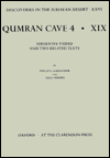 Title: Qumrân Cave 4: Serekh Ha-Yahad and Related Texts, Author: John Marco Allegro