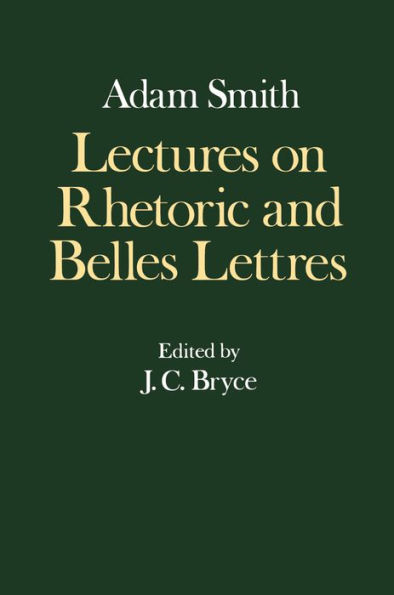 Lectures on Rhetoric and Belles Lettres