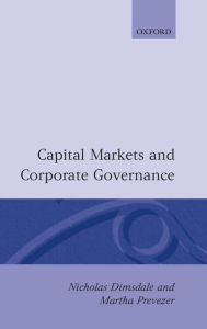 Title: Capital Markets and Corporate Governance, Author: Nicholas Dimsdale