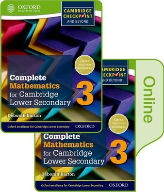 Complete Mathematics for Cambridge Lower Secondary Book 3: Print and Online Student Book