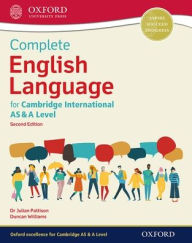 Title: Complete English Language for Cambridge International AS & A Level, Author: Oxford University Press