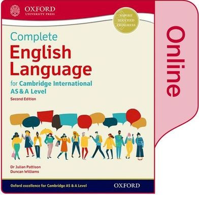 English Language for Cambridge International AS & A Level: Online Student Book