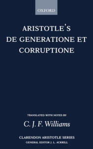 Title: De Generatione et Corruptione, Author: Aristotle