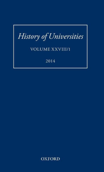 History of Universities: Volume XXVIII