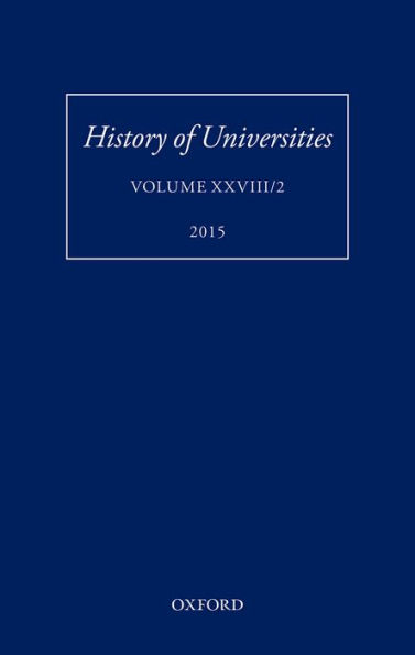 History of Universities: Volume XXVIII/2