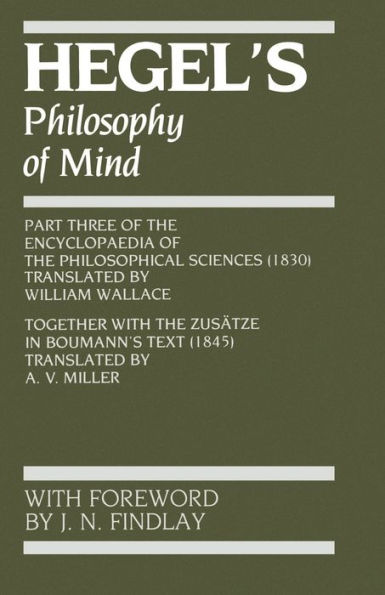 Hegel: Philosophy of Mind / Edition 1