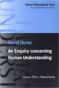 Title: An Enquiry concerning Human Understanding / Edition 1, Author: David Hume