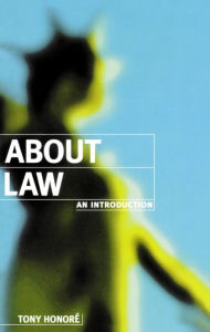 Title: About Law: An Introduction / Edition 1, Author: Tony Honoré