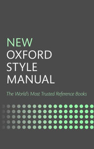 Title: New Oxford Style Manual, Author: Oxford University Press