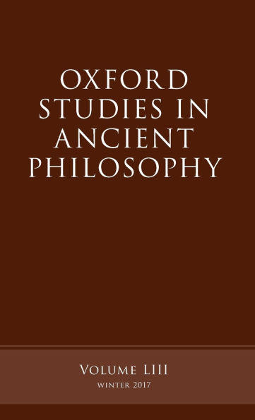 Oxford Studies Ancient Philosophy