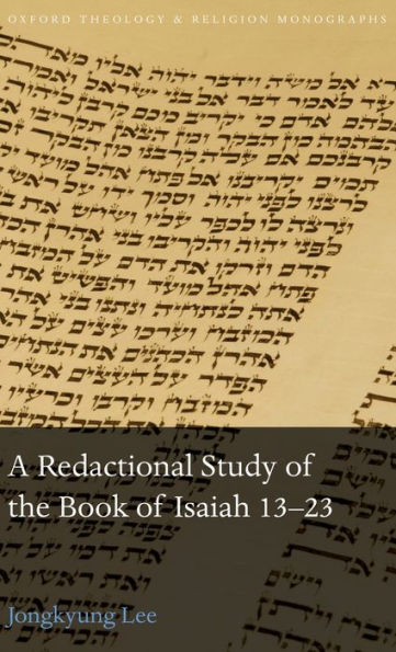 A Redactional Study of the Book Isaiah 13-23