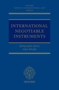 Free download ebook for android International Negotiable Instruments (English literature) by Benjamin Geva, Sagi Peari 9780198828686