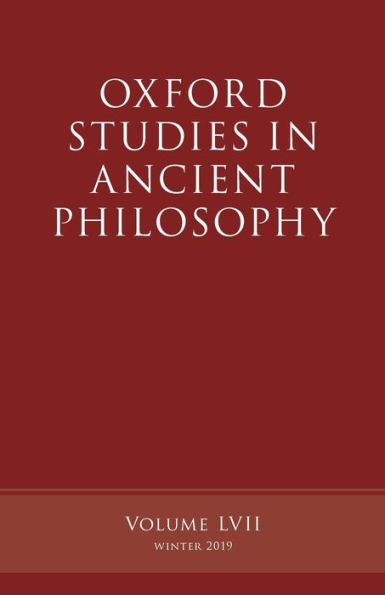 Oxford Studies Ancient Philosophy, Volume 57