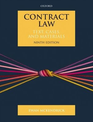 Contract Law: Text, Cases, And Materials By Ewan McKendrick, Paperback ...