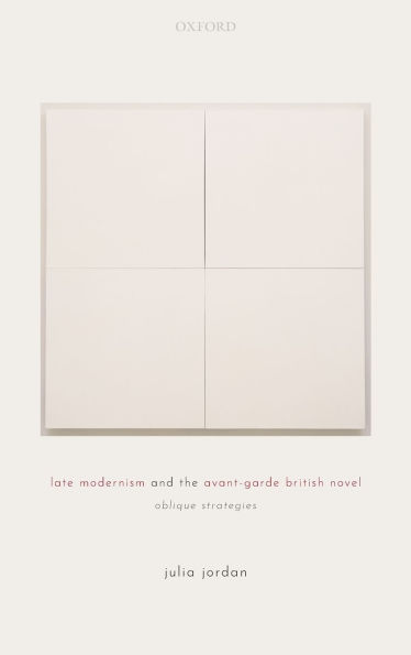 Late Modernism and the Avant-Garde British Novel: Oblique Strategies