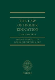 Title: The Law of Higher Education 3e, Author: Dennis Farrington