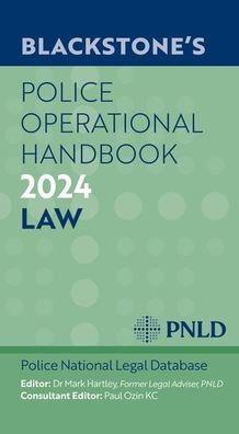 Blackstone's Police Operational Handbook 2024