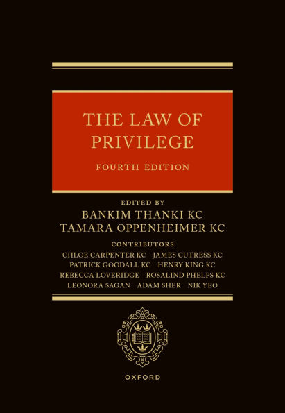 The Law of Privilege