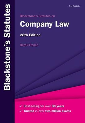 Blackstone's Statutes on Company Law